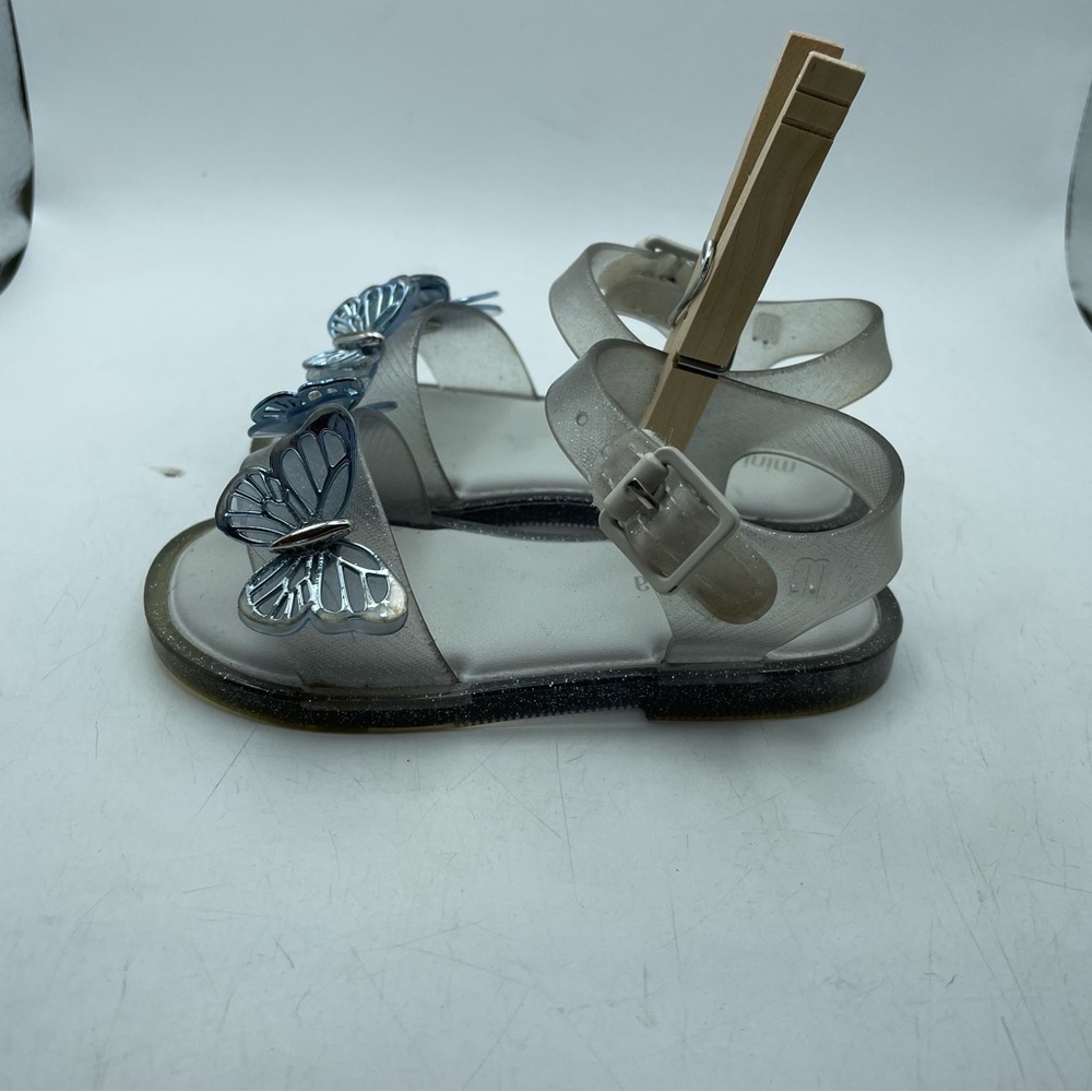 Mini Melissa Butterly girls sandals size 7